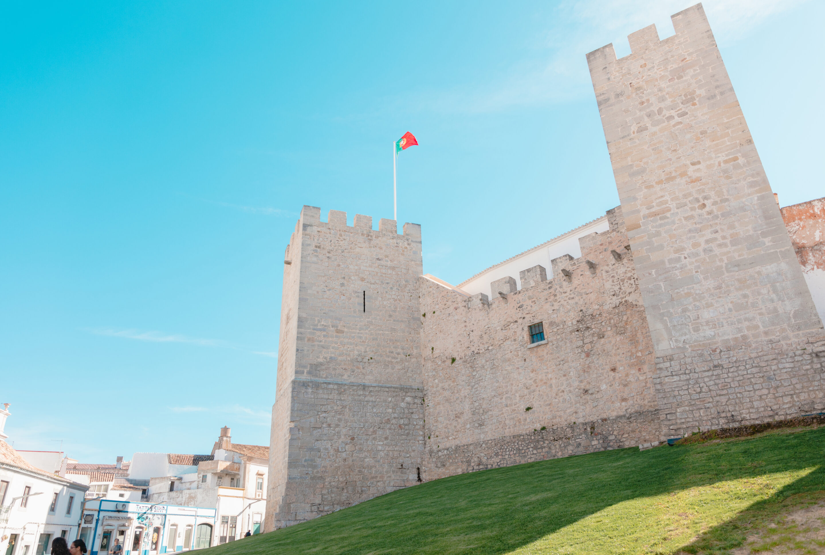 Loule castle on a clear sunny day
